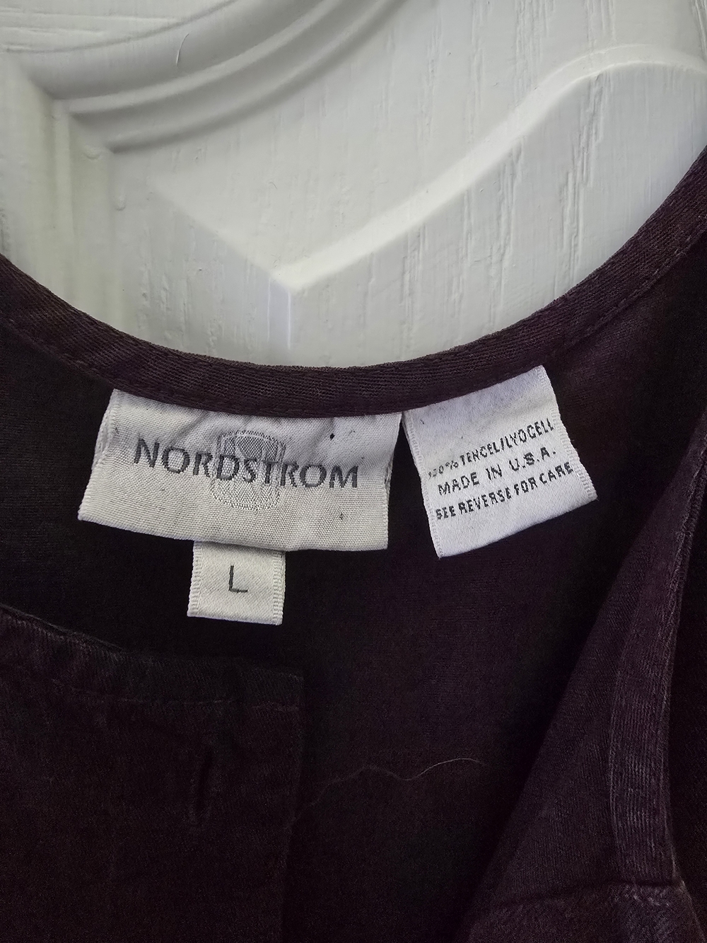 Nordstrom Button-Front Purple Tank Dress - Picture 5 of 5